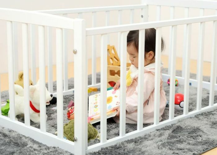 おふとんサークル（ひのきすのこ床板付き）